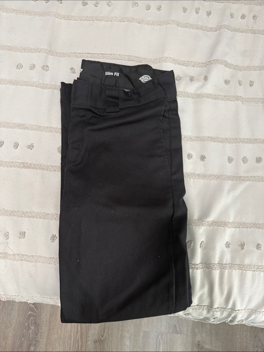 Dickies Black Slim Fit Work Pants